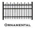 Ornamental Iron and Steel Fence